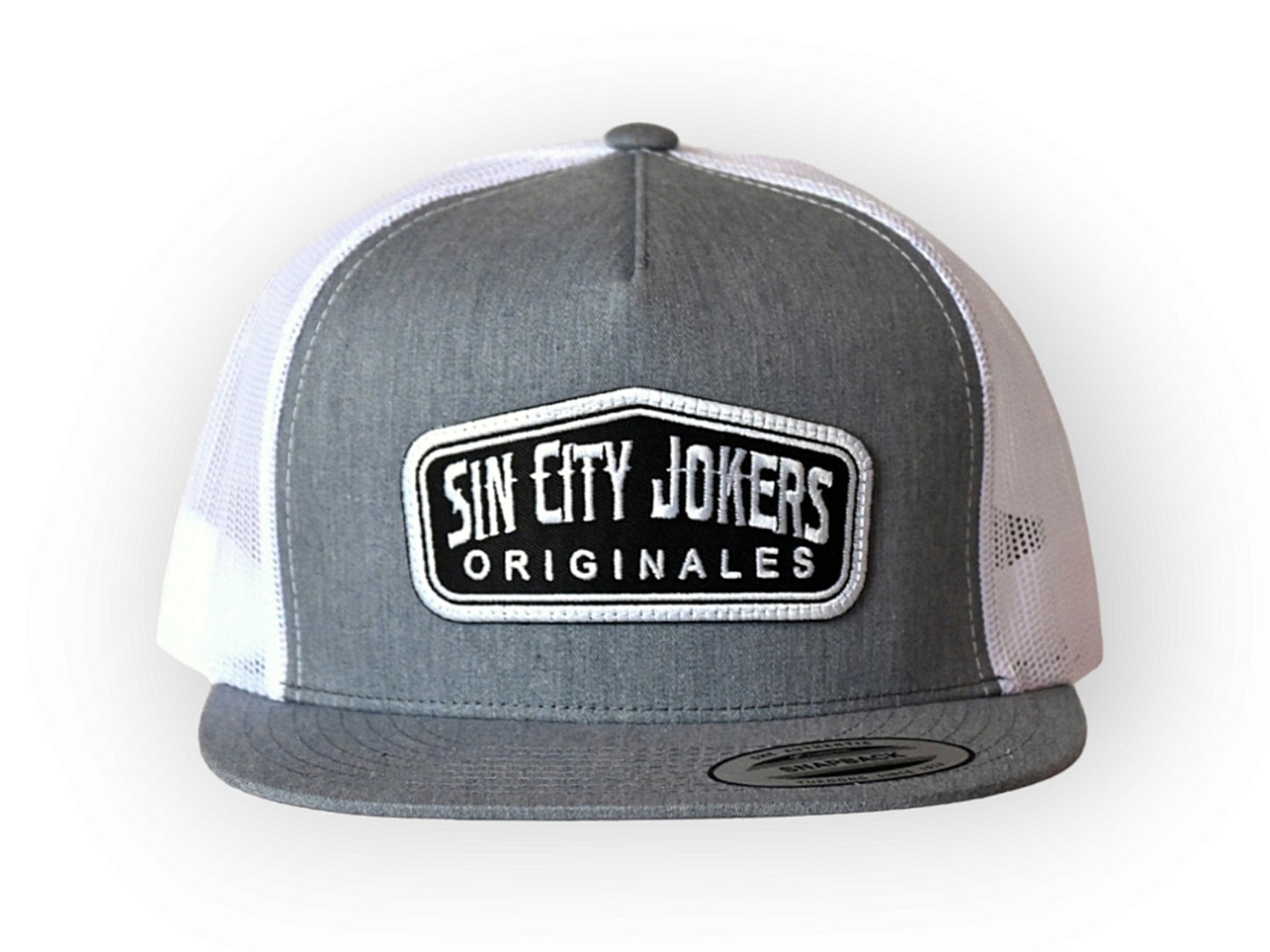 SCJ Originals Patch Trucker (Light Heather & White)