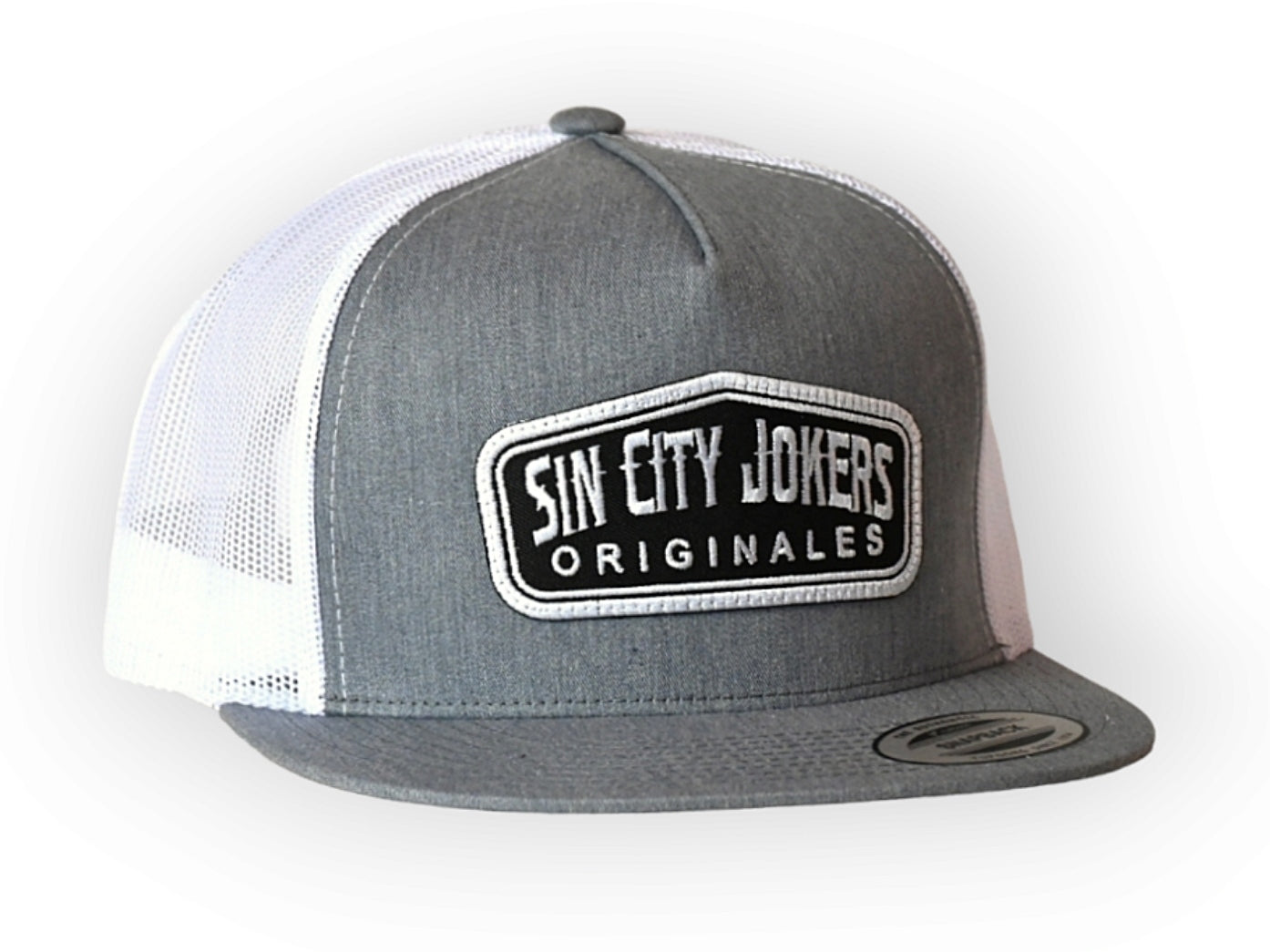 SCJ Originals Patch Trucker (Light Heather & White)