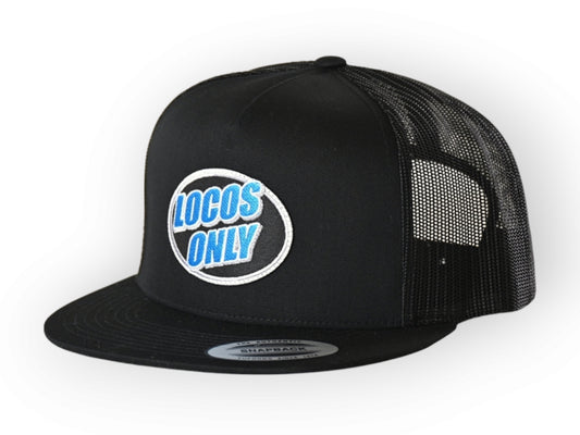 Locos Only Patch Trucker (Black w/ blue patch) - Sin City Jokers