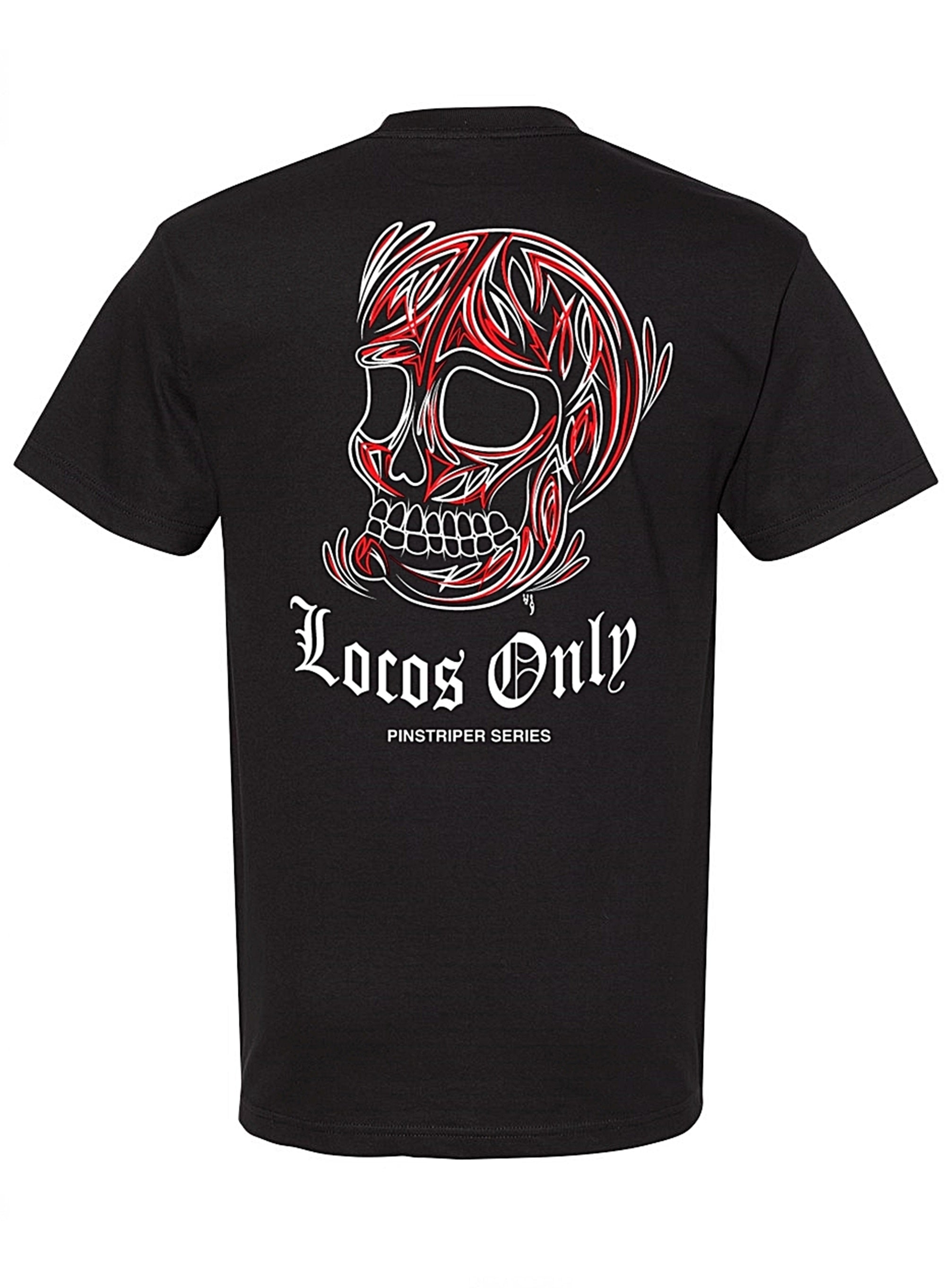 Locos Only Original Pinstriper Tee Men's T-Shirt – Sin City Jokers