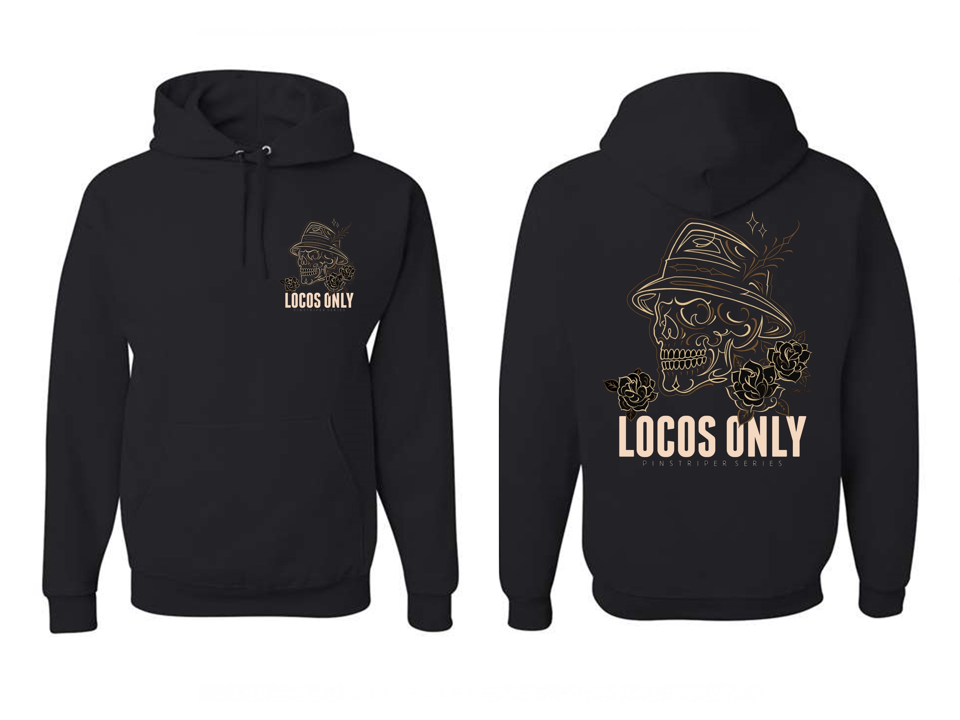 Locos Only: Eks1 Pinstriper Hoodie (Pullover) - Men's Fleece