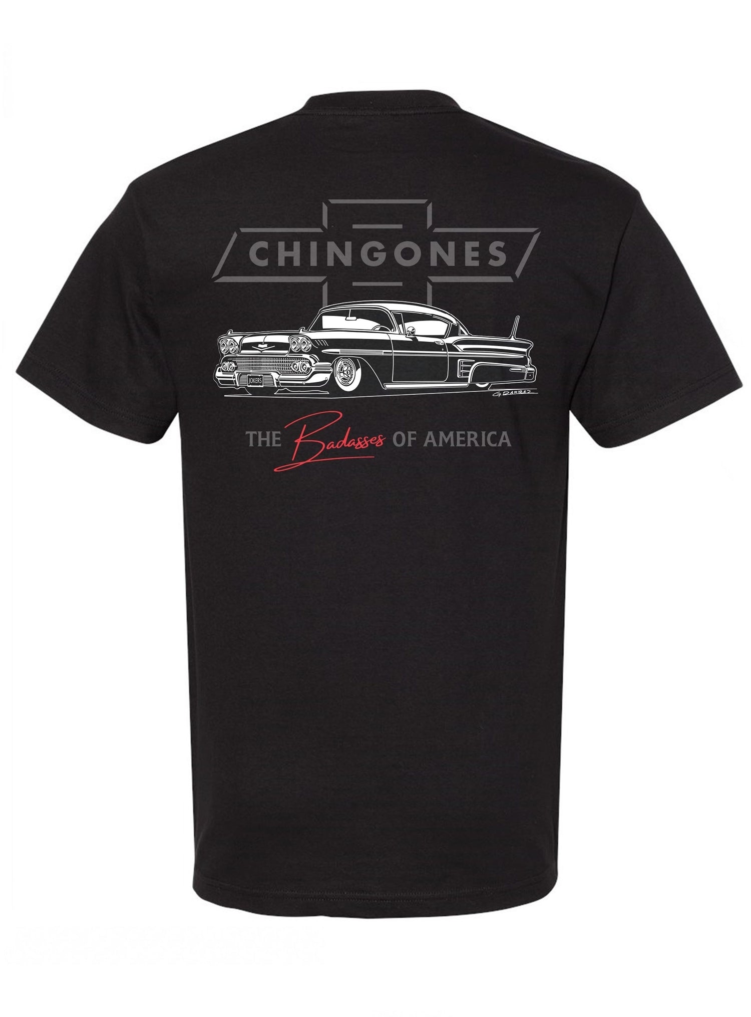 Chingones '58 Impala Men's Tee - Sin City Jokers