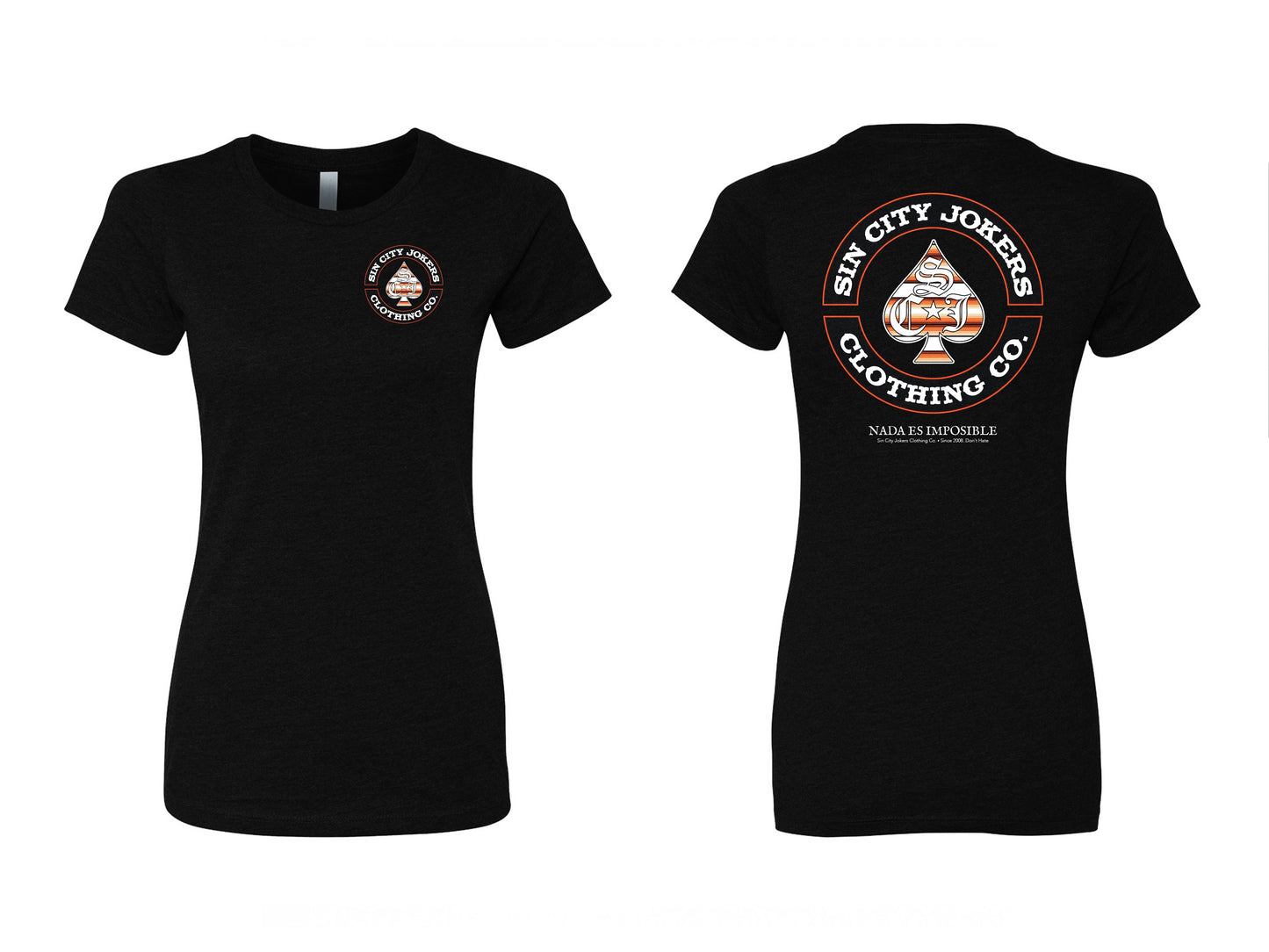 SCJ Sarape Spade Ladies Tee - Sin City Jokers
