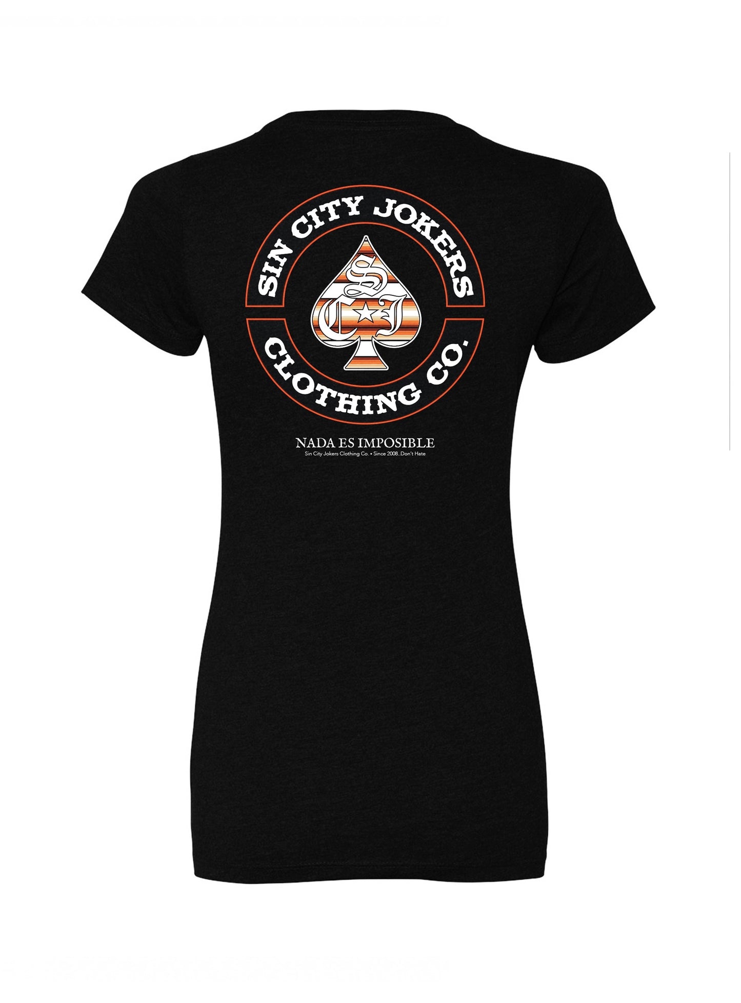 SCJ Sarape Spade Ladies Tee - Sin City Jokers