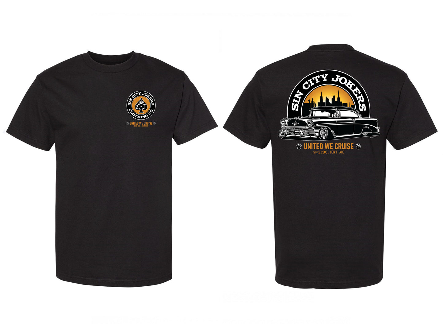 United We Cruise '56 Chevy Men's Tee