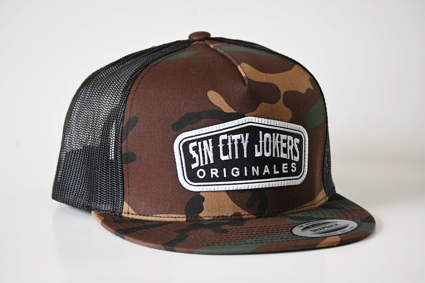 SCJ Originals Patch Trucker (Camo) - Sin City Jokers