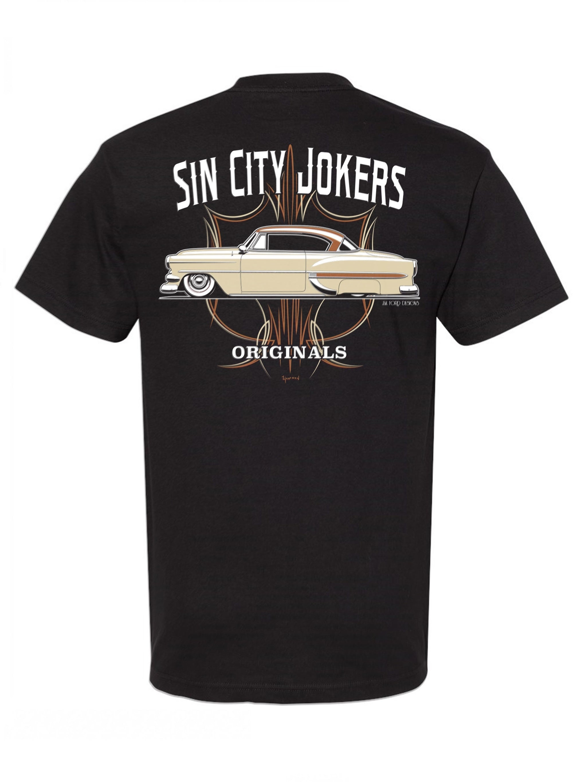 Sin City Jokers Originals Tee - Timeless Men's Cotton Jersey