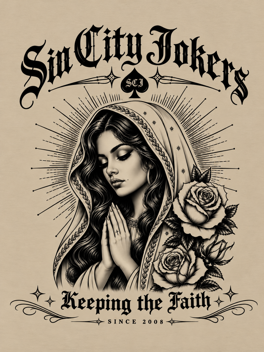Keeping The Faith - Men's Heavyweight Sand Tee