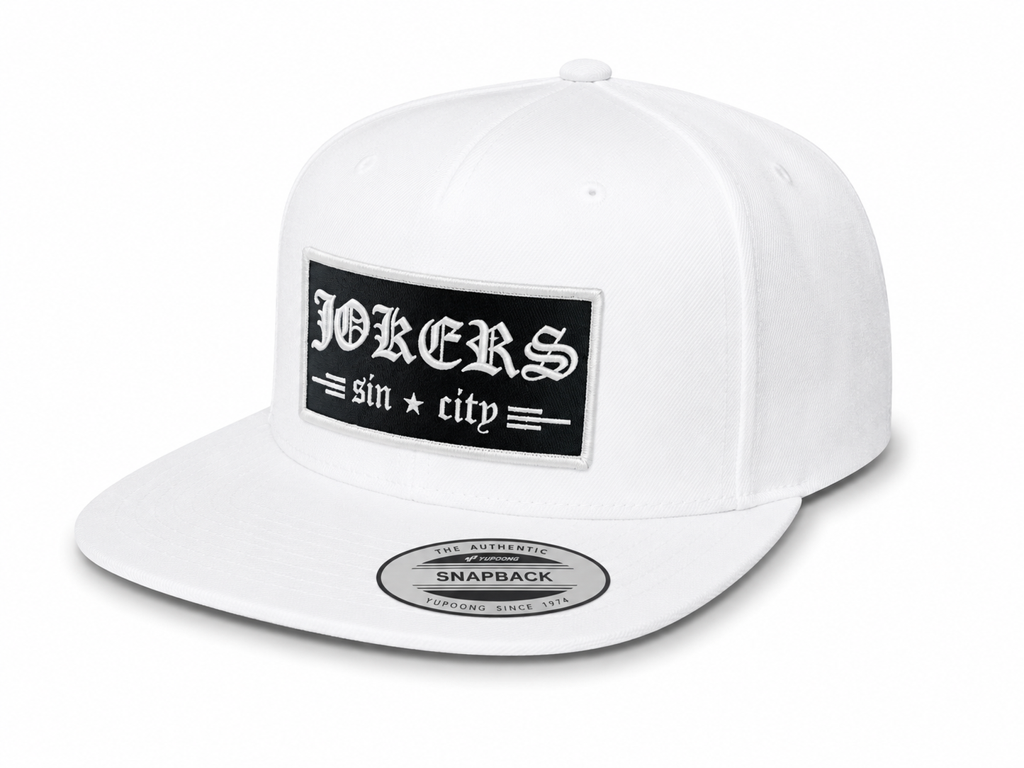 Jokers Old E Patch Snapback (White)