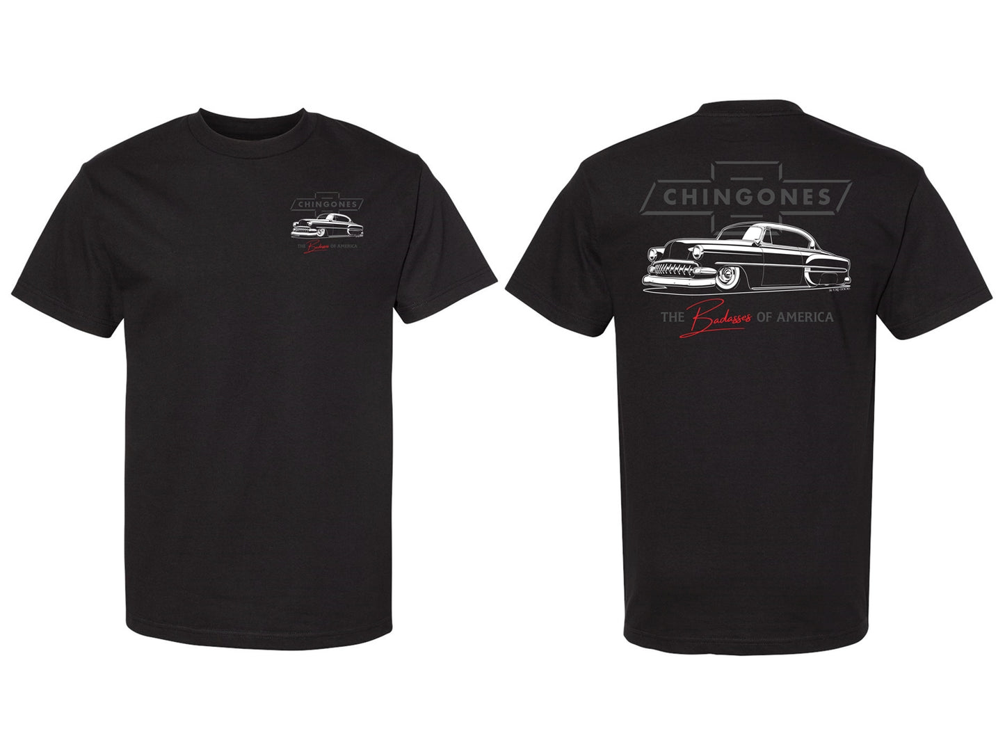Chingones '54 Bel Air Men's Tee - Sin City Jokers
