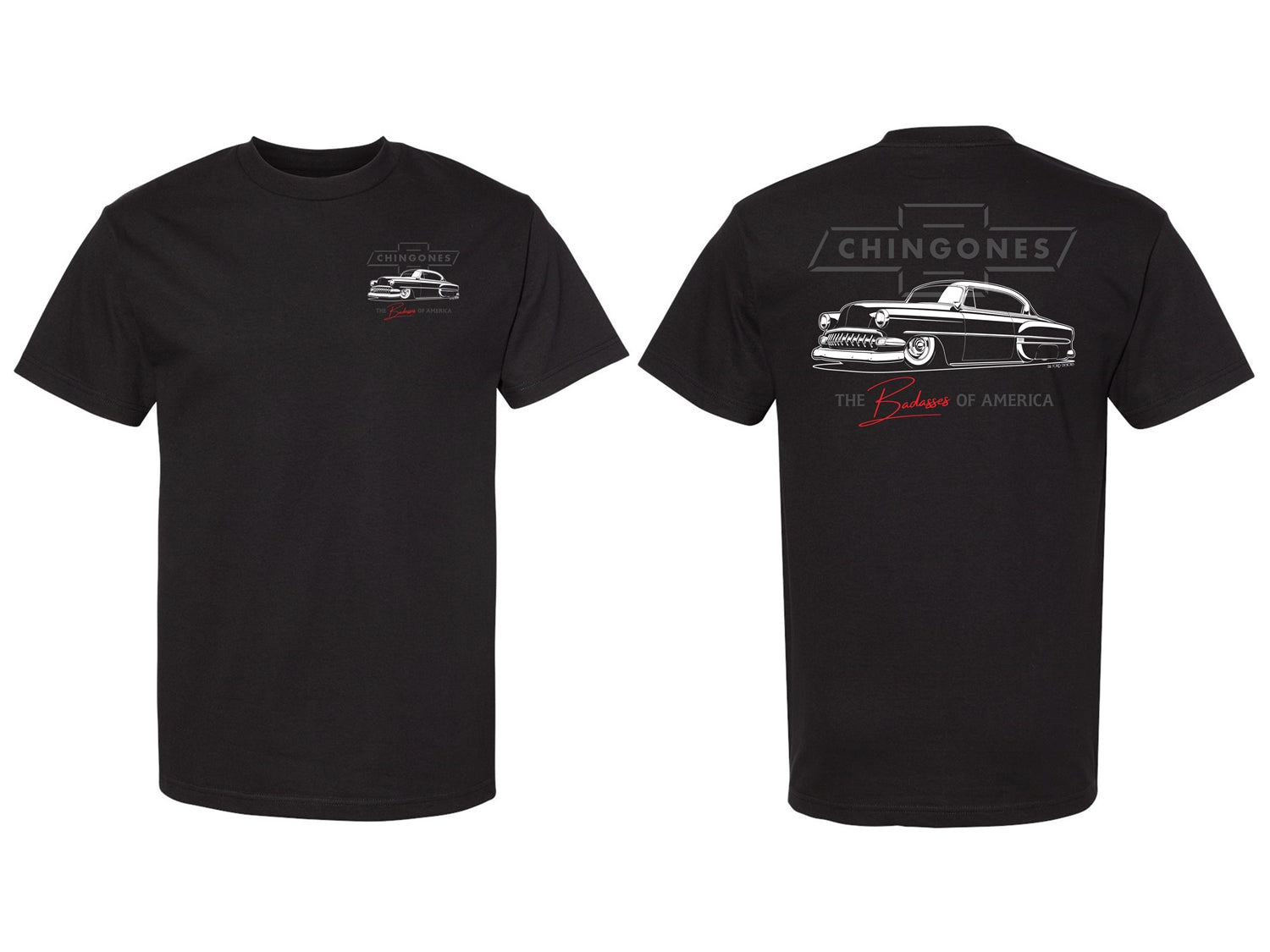 Chingones '54 Bel Air Men's Tee - Sin City Jokers
