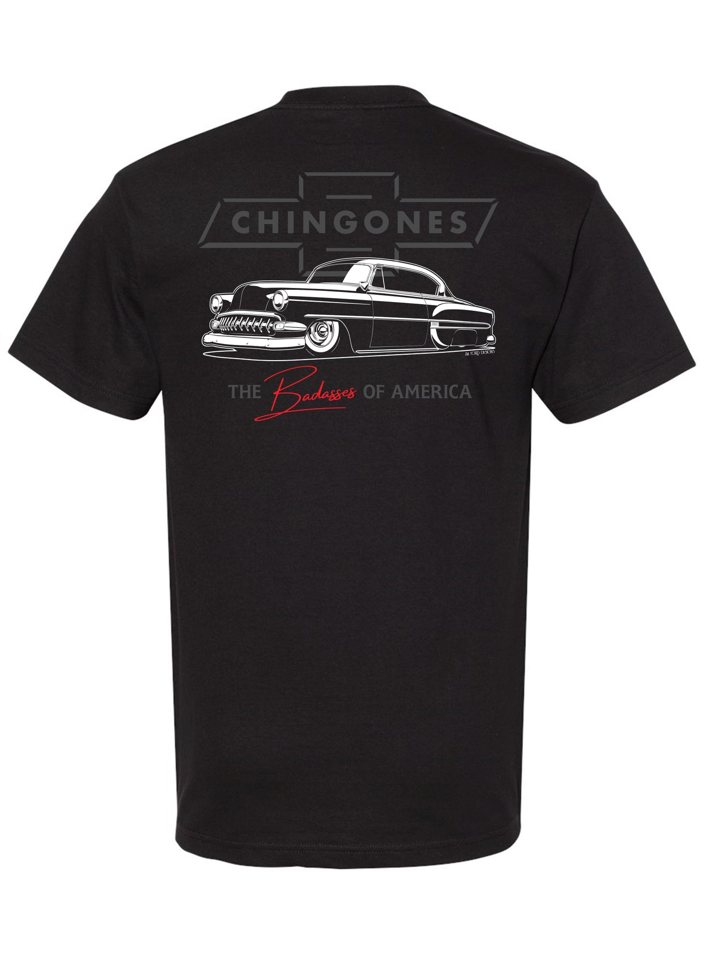 Chingones '54 Bel Air Men's Tee - Sin City Jokers