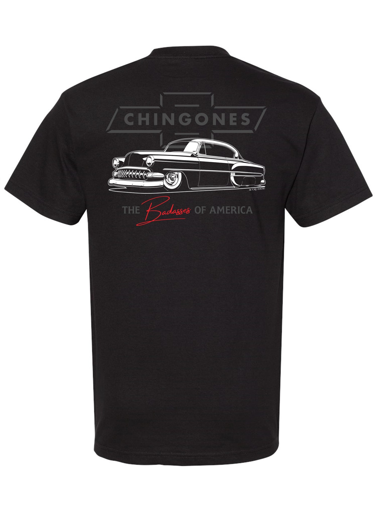 Chingones '54 Bel Air Men's Tee - Sin City Jokers