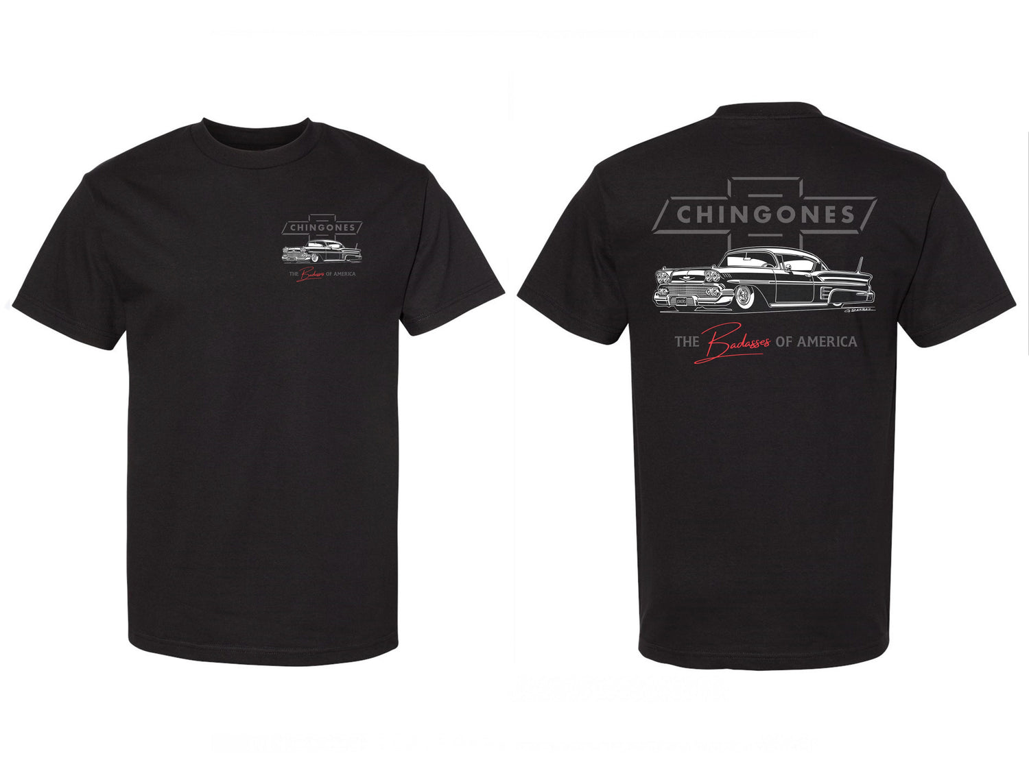 Chingones '58 Impala Men's Tee - Sin City Jokers