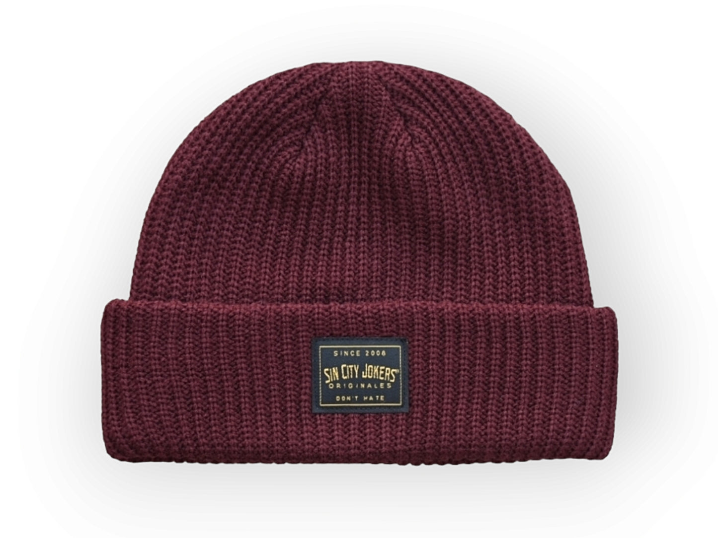 SC Jokers Unisex Beanie (Burgundy) - Sin City Jokers