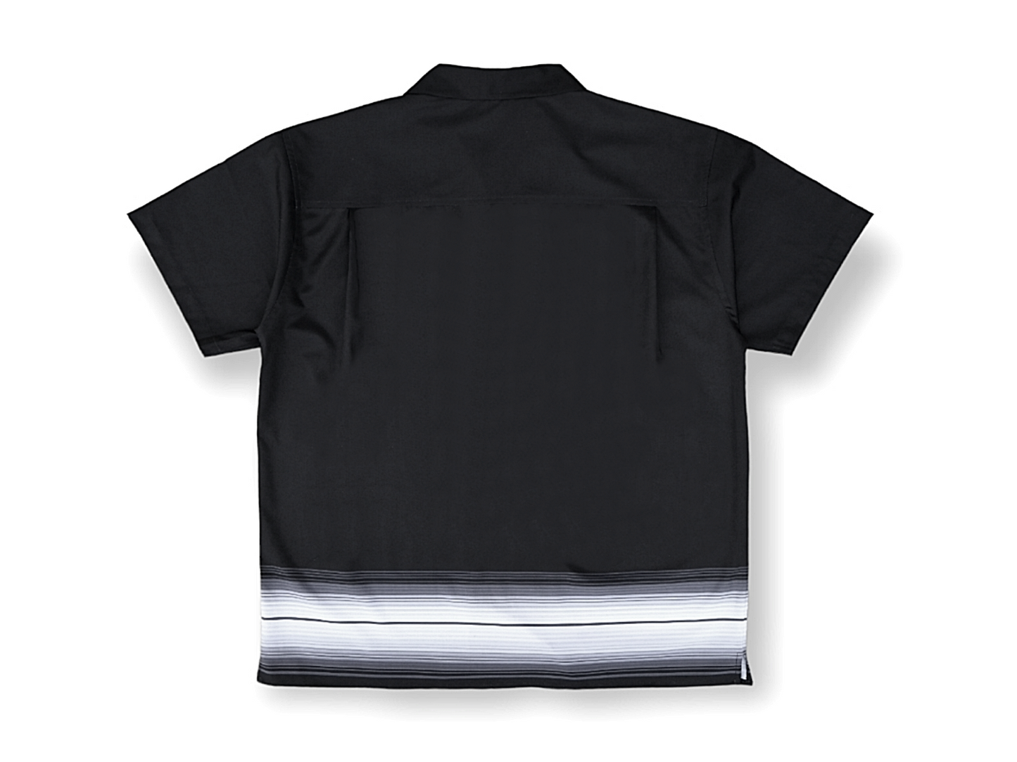 SCJ Mexican Sarape Camp Shirt (black & gray) - Sin City Jokers