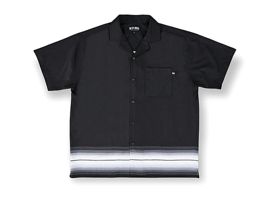 SCJ Mexican Sarape Camp Shirt (black & gray) - Sin City Jokers