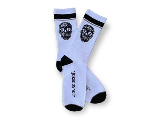 Jokes On You: Sugar Skull Crew Socks - Sin City Jokers