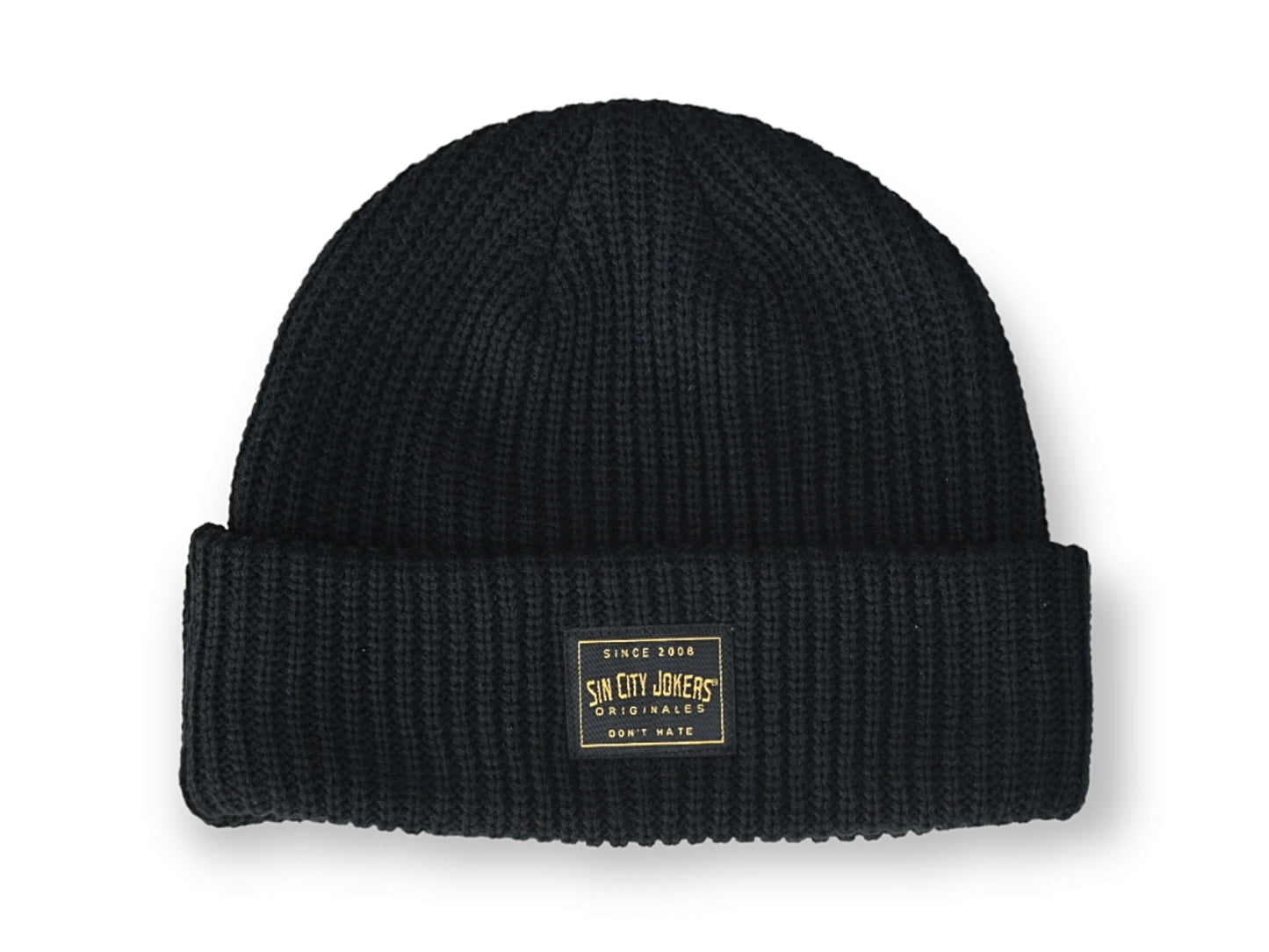 SC Jokers Unisex Beanie (Deep Black) - Sin City Jokers
