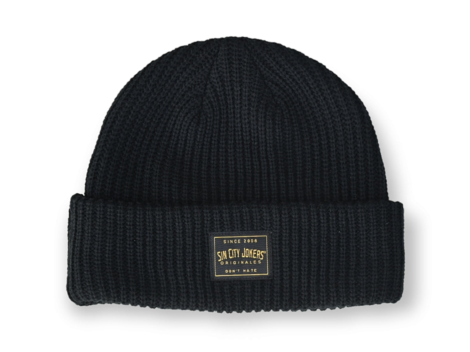 SC Jokers Unisex Beanie (Deep Black) - Sin City Jokers