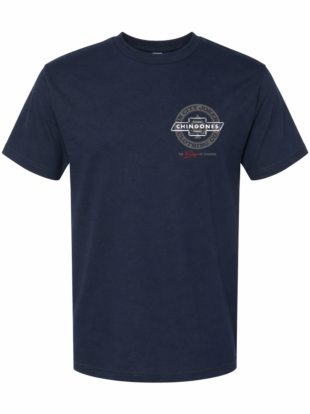 SCJ x Chingones Men's Navy Premium Tee