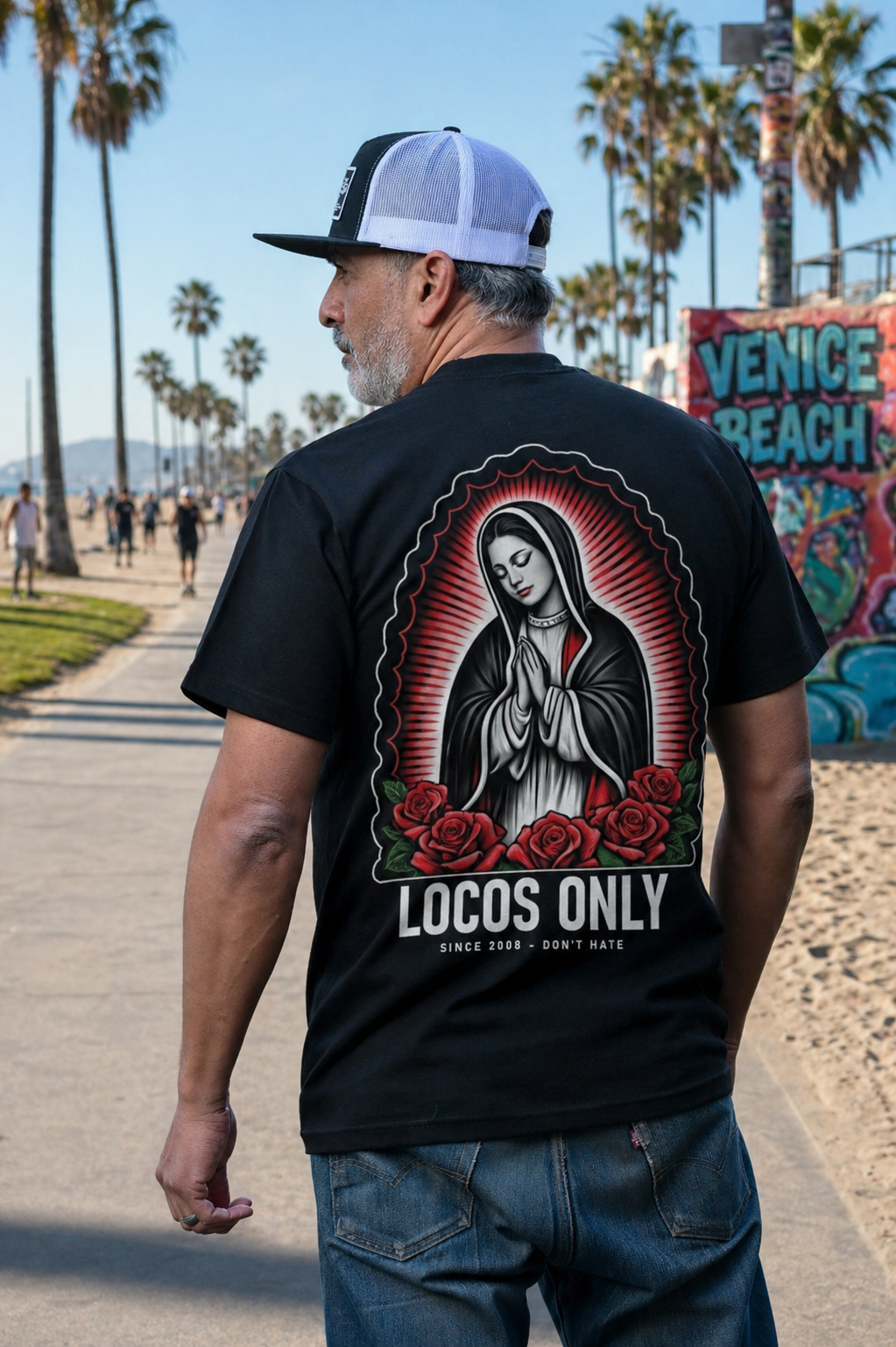 Locos Only: Our Lady Men's Tee