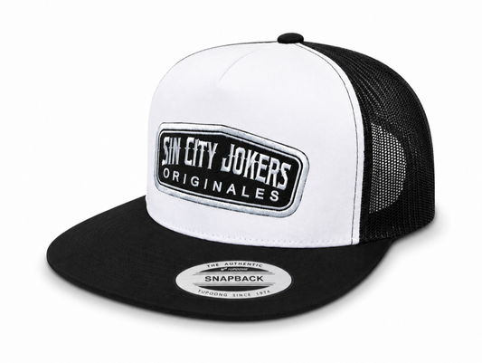 SCJ Originals Patch Trucker (White & Black)