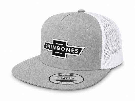 Chingones Patch Trucker (Heather Gray & White)