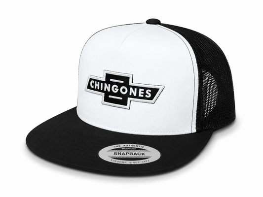 Chingones Patch Trucker (White & Black)