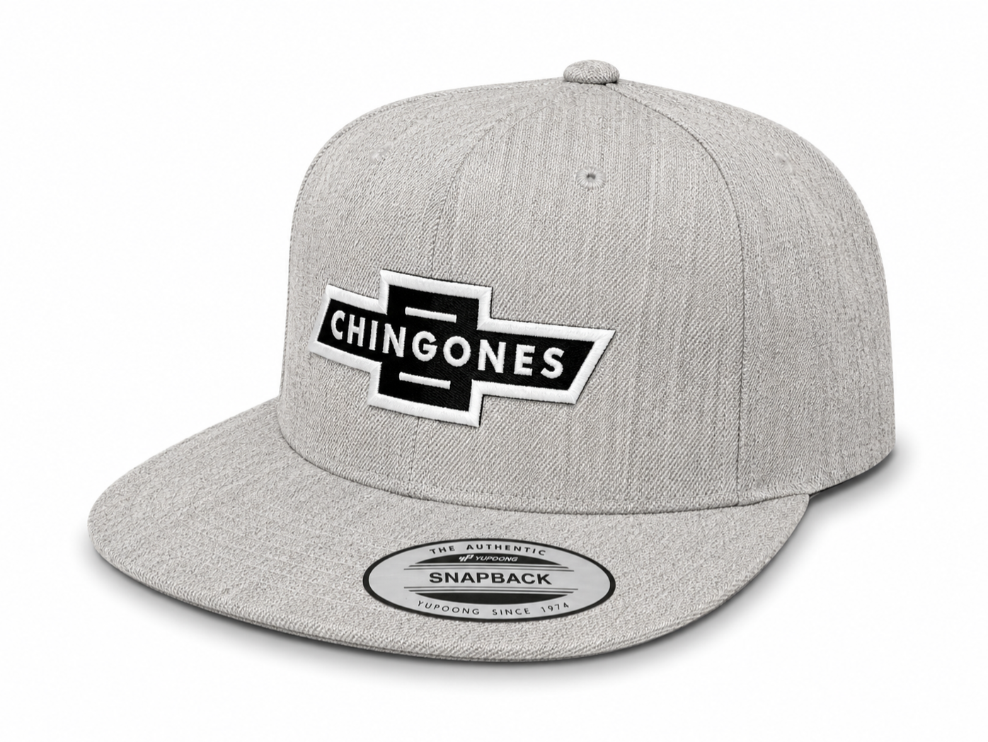 Chingones Patch Snapback (Heather Gray)