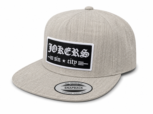 Jokers Old E Patch Snapback (Light Heather)