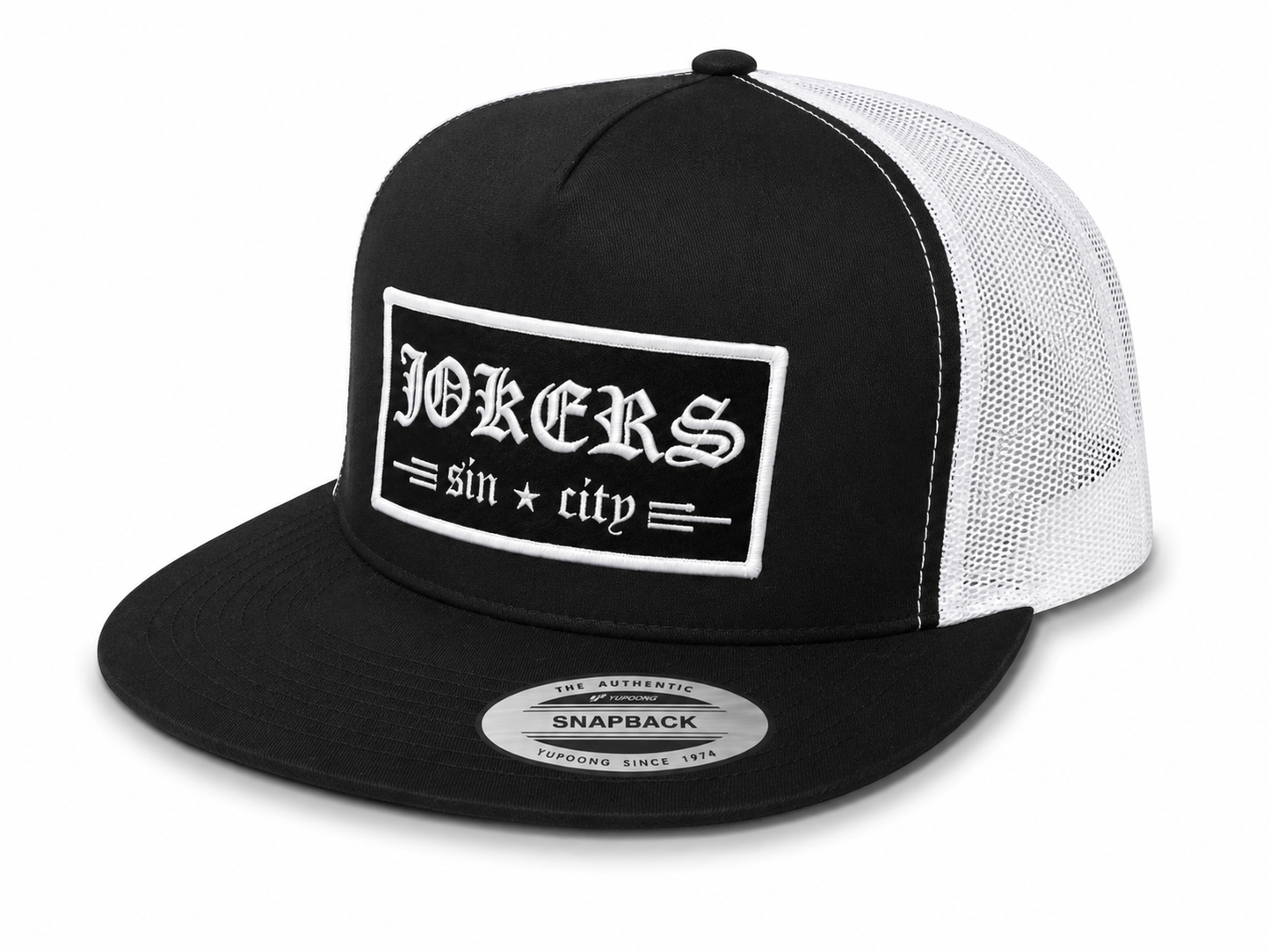 Jokers Old E Patch Trucker (Black & White)
