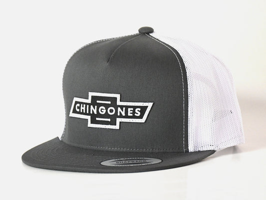 Chingones Patch Trucker (Gray & White)