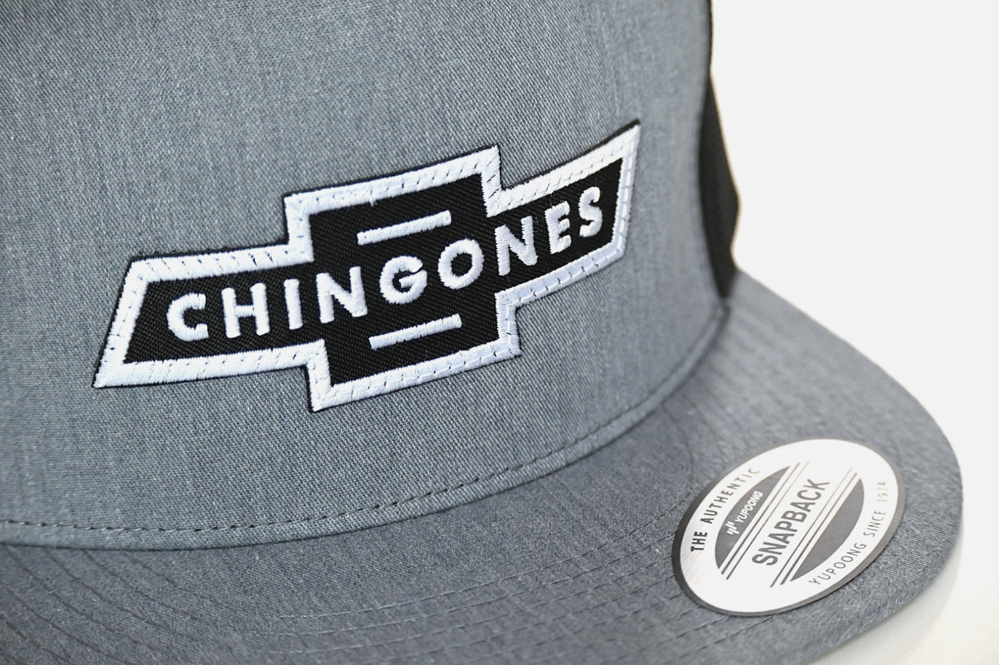 Chingones Patch Trucker (Heather Gray & Black)