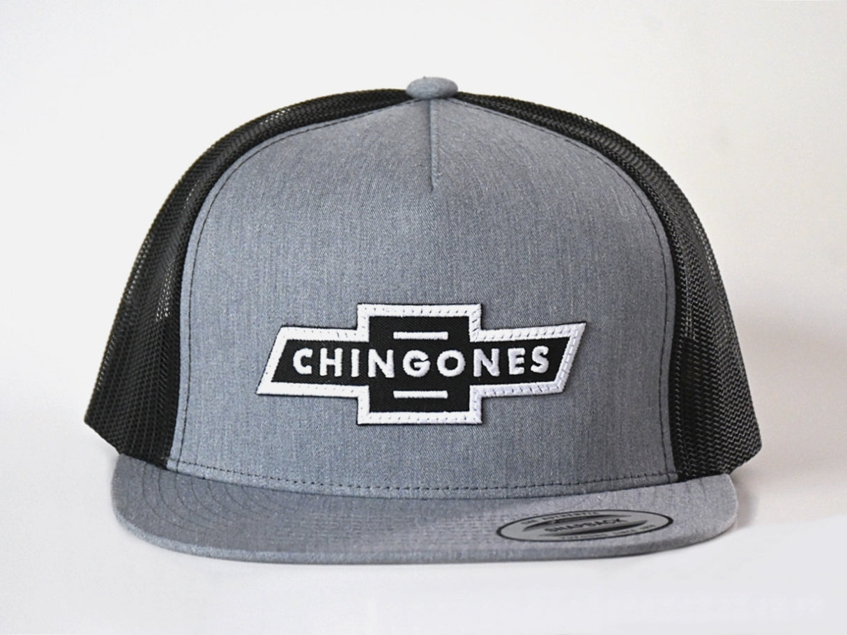 Chingones Patch Trucker (Heather Gray & Black)