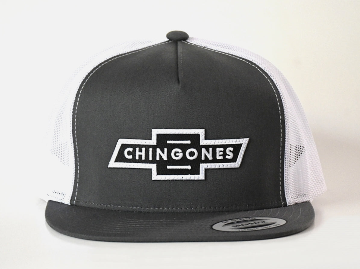 Chingones Patch Trucker (Gray & White)