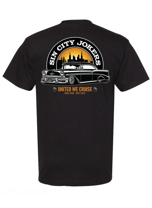 United We Cruise '56 Chevy Men's Tee