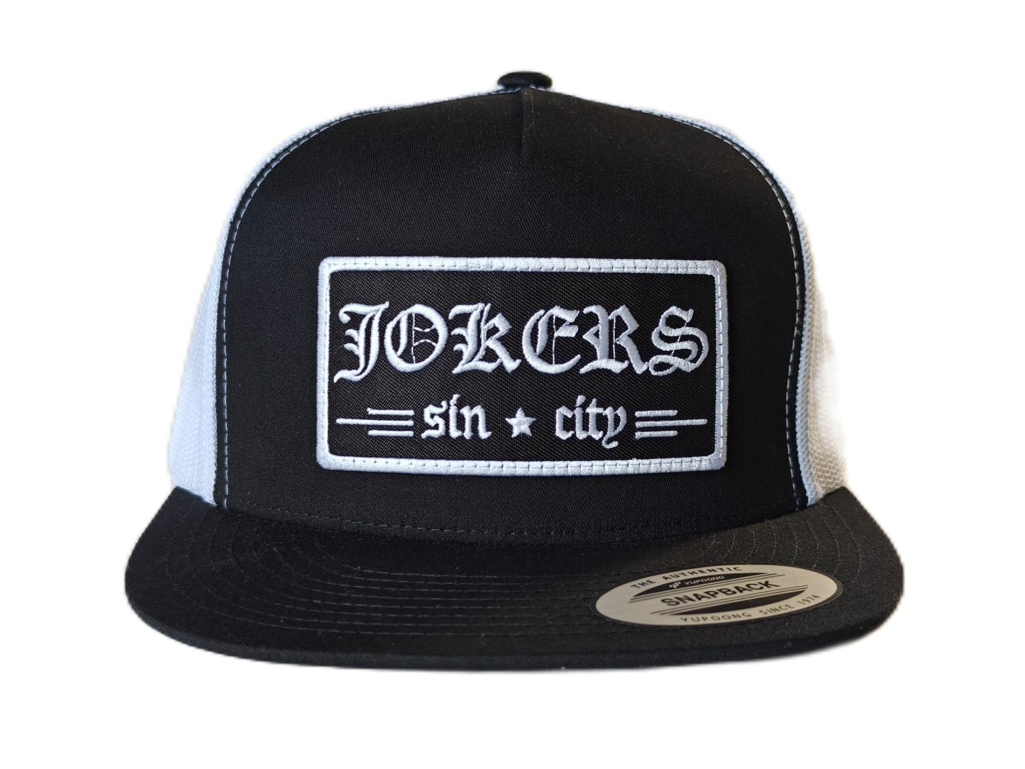 Jokers Old E Patch Trucker (Black & White)