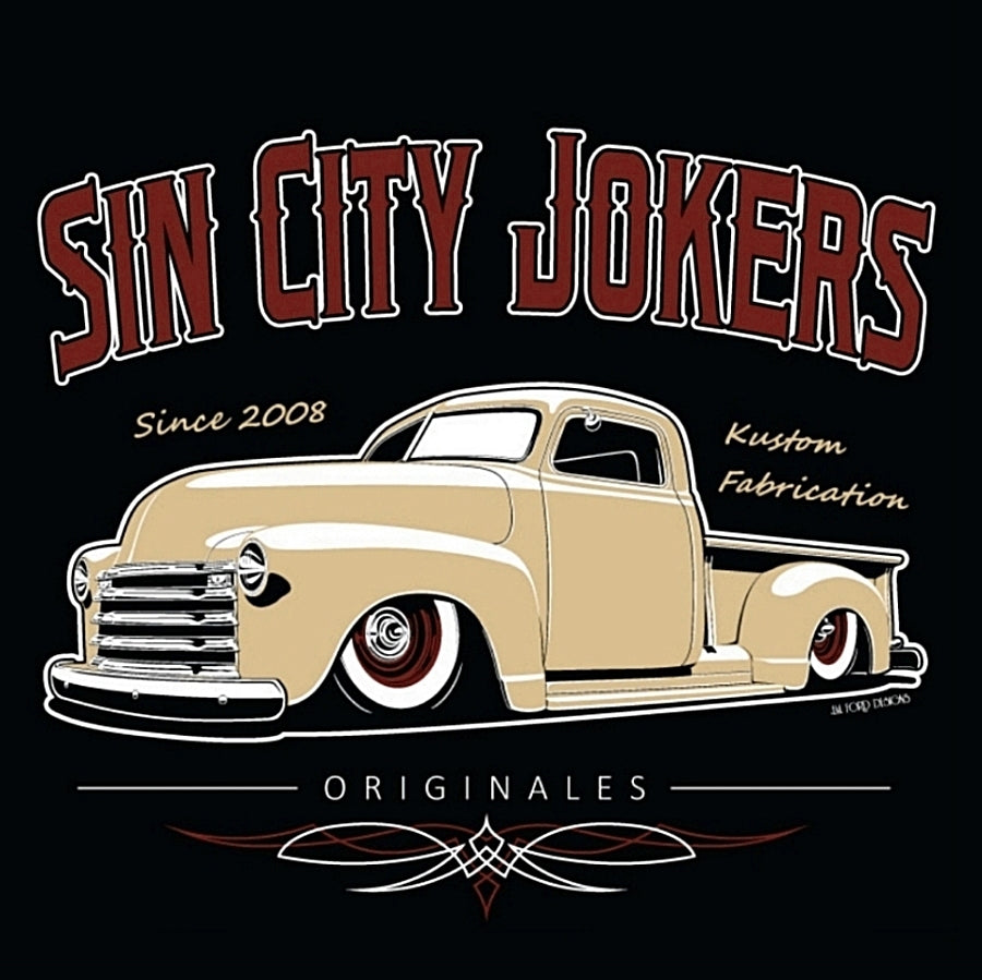 SCJ Kustom '50 Men's Tee V2 - Sin City Jokers