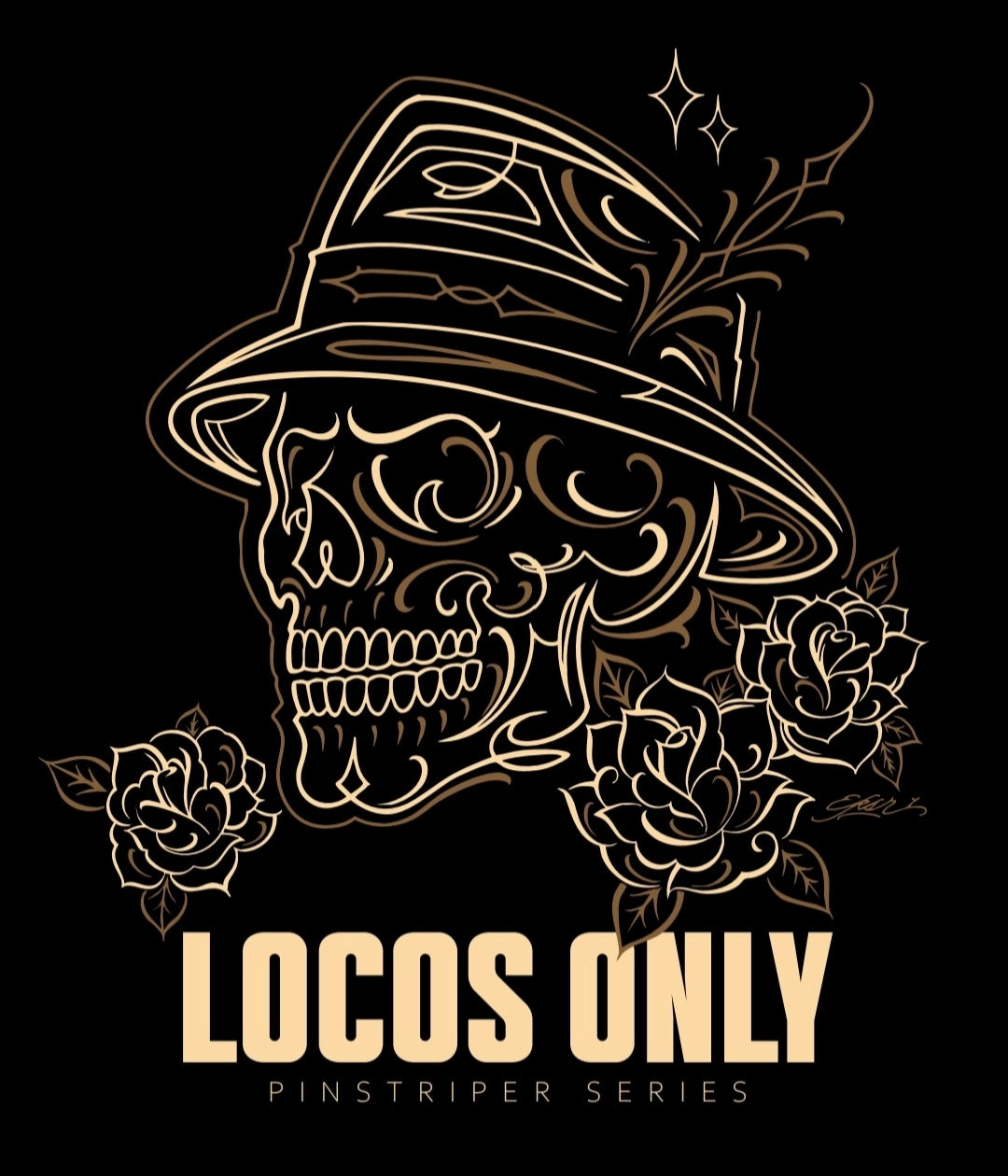 Locos Only: Eks1 Pinstriper Hoodie (Pullover)