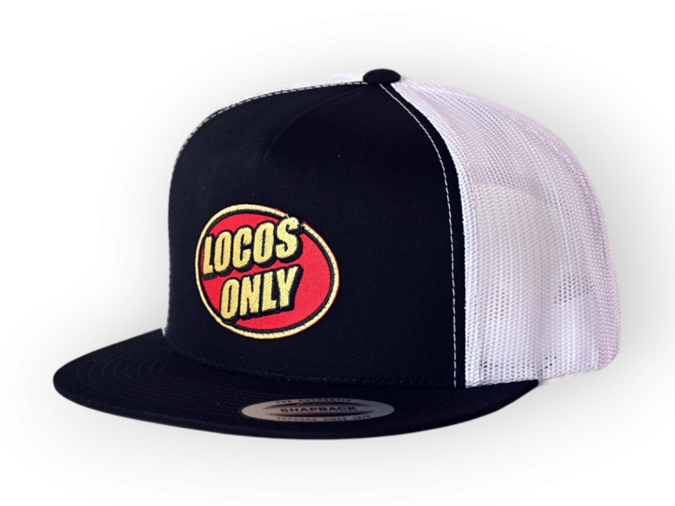 SCJ Black Trucker Hat - Originals Patch Snapback – Sin City Jokers