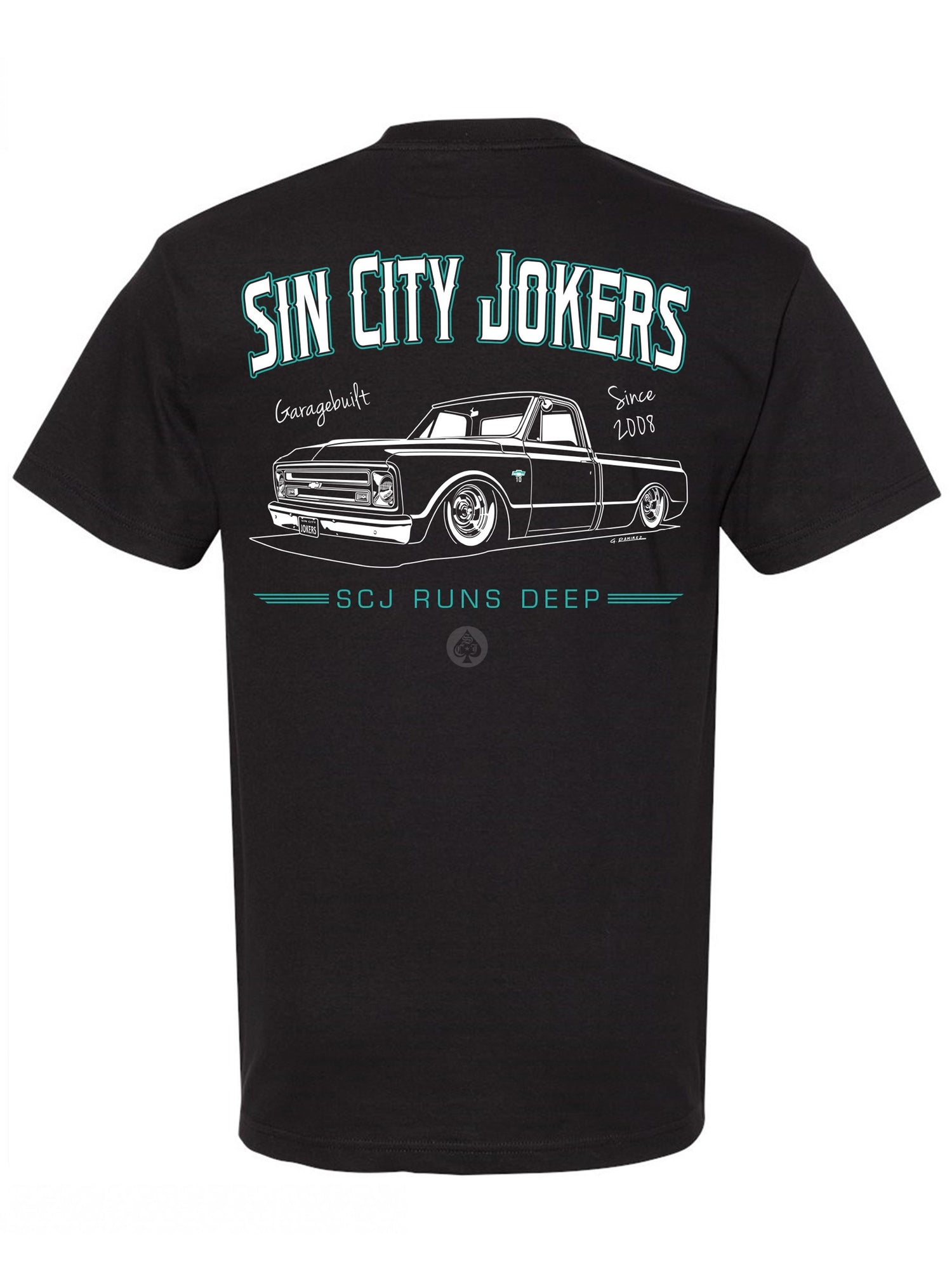SCJ Runs Deep Tee - Sin City Jokers