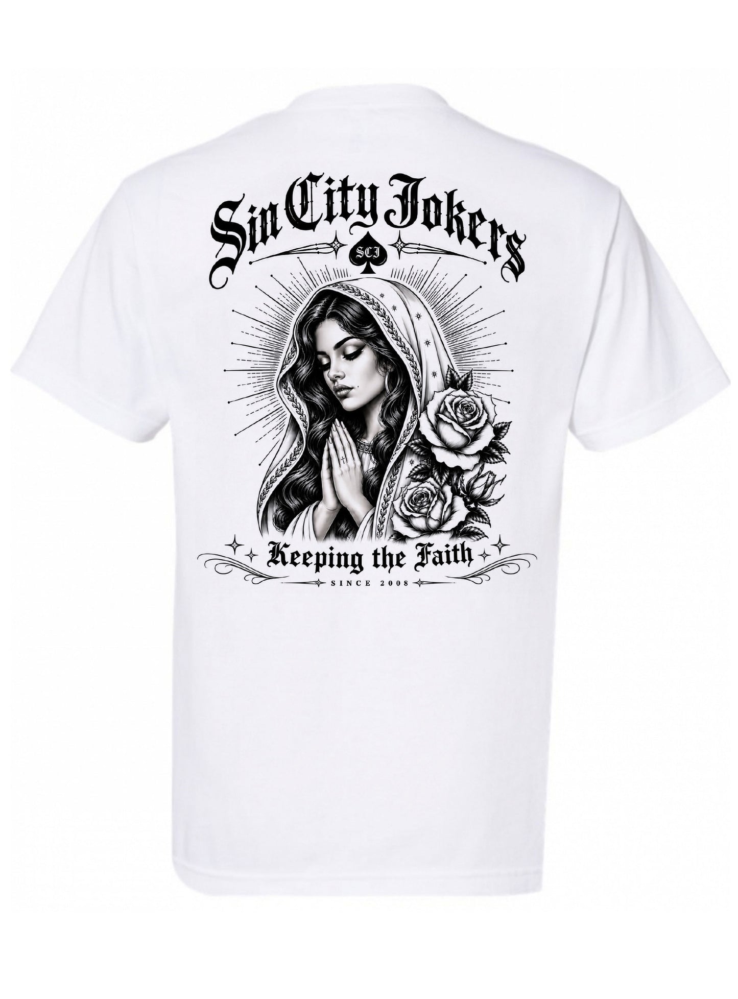 SCJ Keeping The Faith Men's White Tee