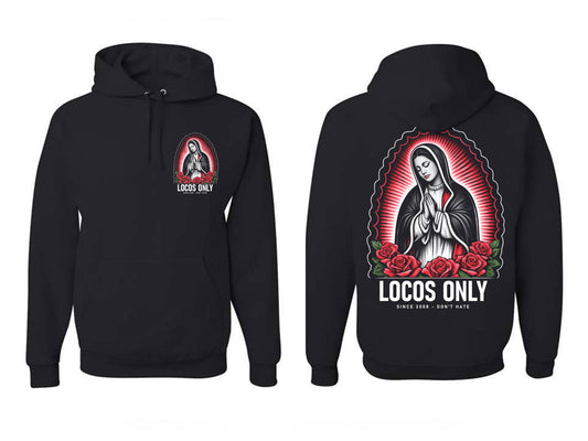 Locos Only: Our Lady Hoodie (Pullover)