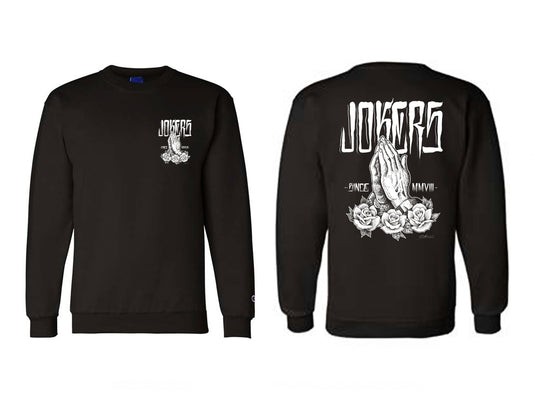 SCJ Praying Hands Sweatshirt (Champion Crewneck)
