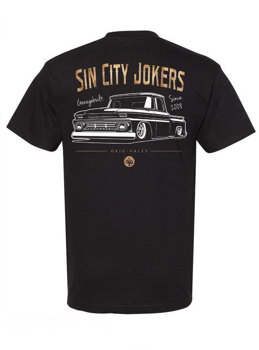 SCJ SIN-10 (Patina Bronze) Men's Tee - Sin City Jokers