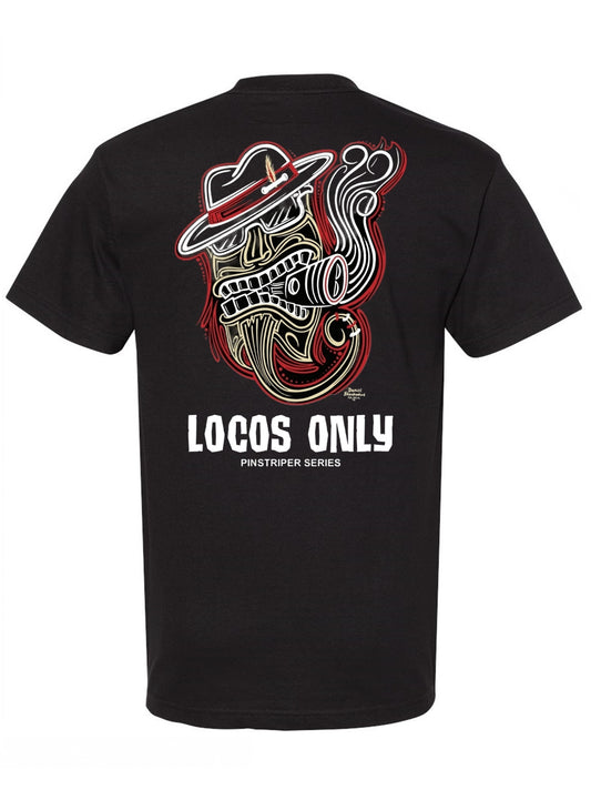 Locos Only: Tiki Dan (Pinstriper Series) Men's Tee - Sin City Jokers