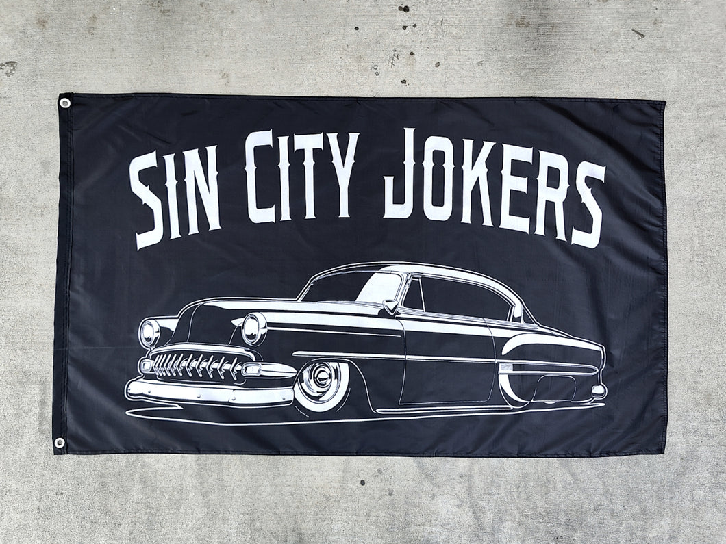 SCJ SUCIO 54 Flag (3' x 5') - Sin City Jokers