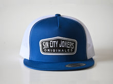 SCJ Originals Patch Trucker (Blue & White) - Sin City Jokers