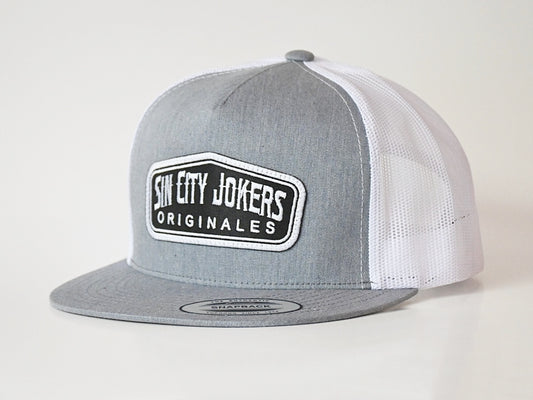 SCJ Originals Patch Trucker (Light Heather & White)